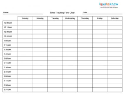 Printable Time Management Charts Lovetoknow