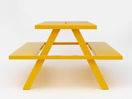 The Picnic Table Reinvented Gardenista Picnic Table Furniture Furniture Layout