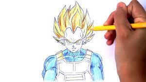 Easy to draw vegeta in dragon ball z. How To Draw Vegeta From Dragon Ball Z Youtube
