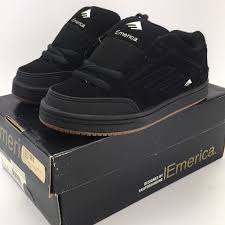 Emerica Shoes Emerica Heretic 2 Youth Sizes Black Vintage