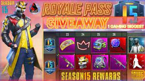 Pubg Mobile 1 Gaming 15 Royal Pass Giveaway Season 15 Free Partici Play Hacks Leaks Seasons