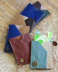 To see my how to make: Leather Card Sleeve Free Tutorial Craft Passion