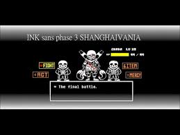 So, that's why we added 2 to 3 codes for single song. Ink Sans Phase 3 Shanghaivania Youtube