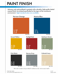 Paint Finish Advance Storage Products