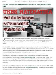 We did not find results for: Unbk Matematika Sma Ipa Tahun 2018 Sebagai Simulasi Unbk 2020 Soal Dan Pembahasan Www Defantri Com