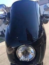 CBC Club Style Front Fairing For Harley-Davidson Dyna Street Bob Gloss Black