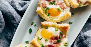 Ham Egg And Cheese Brunch Cups Pinch Of Yum Recipe Easy Brunch Recipes Ham Cheese Puff Pastry Egg Cups Breakfast