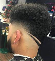 Fade haircut with shaved line. 45 Classy Taper Fade Cuts For Men