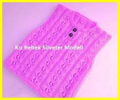 Kiz Bebek Suveter Modeli Derya Baykal Orgu Modelleri Suveter Bebek Orgu