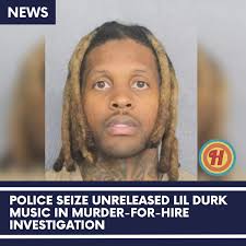 Lil Durk has had some of his unreleased music seized as part of the  government's investigation in his murder-for-hire case. The Chicago rapper  is currently detained at the Metropolitan Detention Center in