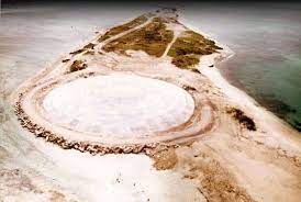Make sure you look at the pictures in google maps. Under The Dome Fears Pacific Nuclear Coffin Is Leaking