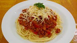 Rebus spaghetti dengan 1 sendok garam dan 1 sendok makan mentega sampai matang; Resep Dan Cara Membuat Spaghetti Bolognese Youtube