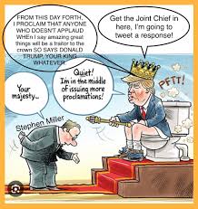 Anonymous: "Donald Trump has officially declared himself the King of the  United States." — Bluesky