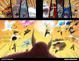 Naruto Vs Kaguya Each Tail Naruto Naruto Uzumaki Shuriken