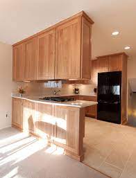 Custom Kitchen Remodel With Natural Red Birch Cabinets Diy Kitchen Remodel Custom Kitchen Remodel New Kitchen Cabinets