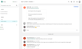 You can message in the group. The 5 Best Team Chat Apps In 2020 Zapier