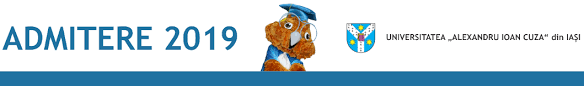 Rezultatele inițiale ale admiterii 2019 pot fi consultate aici: Admitere 2019 Universitatea Alexandru Ioan Cuza Din Iasi