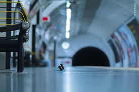 Ce cliché de deux souris dans le métro de Londres est la meilleure photo  animalière de l'année selon le vote du public - franceinfo