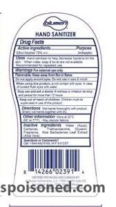 4e brands hand sanitizer recall. Blumen Hand Sanitizer By 4e Brands North America Recalled Due To Undeclared Methanol Report Issues Protect Your Community Safely Hq