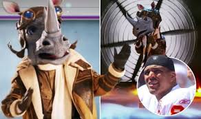 The Masked Singer On Fox Rhino To Be Unmasked As Former Nfl Star Tv Radio Showbiz Tv Express Co Uk