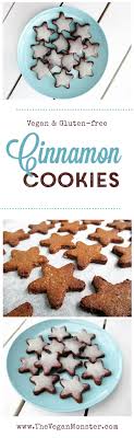 Our cut out cookies are also dairy free, and you don't have to chill the dough before cutting and these gluten free fudge cookies are great for holiday baking or any time of year, plus they're vegan and nut free. Vegan Gluten Free No Refined Sugar Egg Free Christmas Cinnamon Cookies Recipe Vegan Cookies Cinnamon Cookies Recipes Vegan Sweets