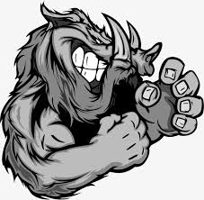 Vector Painted Wild Boar Png And Vector Imagenes Vectoriales Logotipo Artistico Jabali