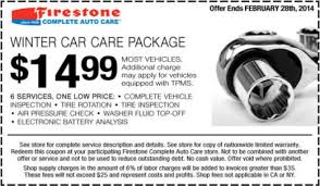 Firestone Printable Coupon Get A Winter Car Care Package For Only 14 99 Car Care Printable Coupons Vehicle Inspection