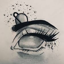 Galaxy Eye Eye Drawing Art Sketches Cool Art Drawings