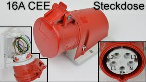 400v Cee Steckdose Kraftstromsteckdose Anschliessen Drehstrom Cee Steckdose Steckdosen Elektroverkabelung