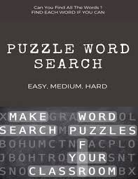Create your own custom word search worksheets! Can You Find All The Words Puzzle Word Search Easy Medium Hard Word Search Puzzle Book For Adults Large Print Word Search Books Word Search Books Hard For Adults By Word