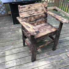 Recycled Wood Pallet Chair Pallet Chair Pallet Furniture Outdoor Wooden Pallet Furniture