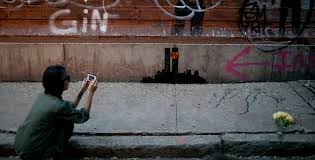 Although his early work was largely freehand, banksy used stencils on occasion. Racing To See Banksy Graffiti While It Can Still Be Seen The New York Times