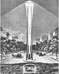 Arc Light Tower Design That Never Made It Light Pollution Tower Design Tower Light