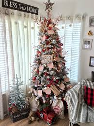 Country Style Christmas Tree Cool Christmas Trees Christmas Decorations Rustic Tree Country Christmas Trees