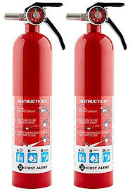 First Alert Sdfaebq Rechargable Standard Home Fire Extinguisher Red 2 Pack Extinguisher Fire Extinguisher Fire Extinguishers