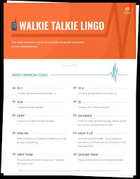 4 radio codes in breaking point. Walkie Talkie Lingo Everyone On Set Should Know