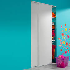 Porte placard coulissante 160 cm. Portes De Placard Coulissantes Blanc 120 X 250 Cm Castorama