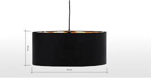 Oro Lampenschirm 45 Cm Schwarz Und Irisierend Lampenschirm Lampenschirm Schwarz Lampe