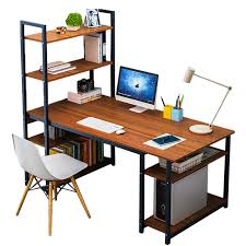 The ergo office study computer desk with. Steel Wood Integrated Desktop Computer Desk For Student With Bookshelf Buy Steel Wood Desktop Computer Table Desk Bookshelf Integrated Computer Desk Computer Desk For Student Product On Alibaba Com