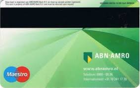 Abn amro is in 2010 ontstaan uit een fusie tussen abn amro holding n.v. Bank Card Abn Amro Betaalpas Abn Amro Bank Netherlands Col Nl Ms 0022 04