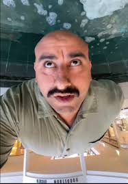 Old Guy Slipping Water Fountain