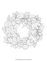 Children born in autumn have the biggest chances to live a hundred years or more. Autumn Wreath Coloring Pages Data Coloring Pages Cabinet