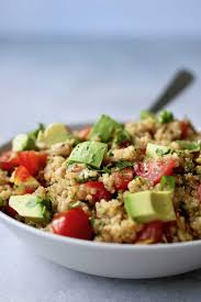 Scrape the quinoa into the shallot mixture, then stir in 1 cup of whole milk, 1 cup of chicken or vegetable stock, and 1 cup of water. Cilantro Lemon Quinoa Salad The Conscientious Eater