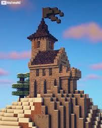 Simply search minecraft castle blueprints in google images to see a large number of layouts you can copy or use as a starting point. A Mountaintop Fortress Minecraftbuilds In 2021 Minecraft Castle Minecraft Cottage Minecraft Castle Designs