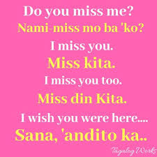 Do You Miss Me In Tagalog Tagalog Words Tagalog Tagalog Love Quotes