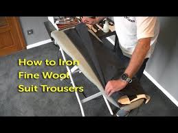 How To Iron Your Trousers In 2024 | Iron Pants, Trousers, Iron