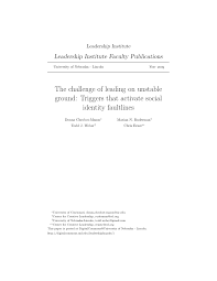 PDF) The challenge of leading