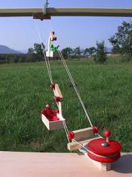 Bausatz mit zwingen und 2 x 5 m schnur zusammenbau und spiel ab 9 jahre. Gutes Lernspielzeug Eine Seilbahn Mit Kindern Ab 9 Jahre Bauen 2 Wagen Mit Station