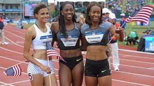 Dalilah muhammad, who held the former world record holder (52.20) was second in 52.42. Teenager Sydney Mclaughlin Battles Through Nerves To Reach Rio Sydney Mclaughlin Olympic Track And Field Track And Field