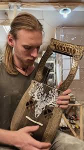 This is one of the first instruments I made when starting my career. Hurdy  Gurdy or as they say in Ukraine